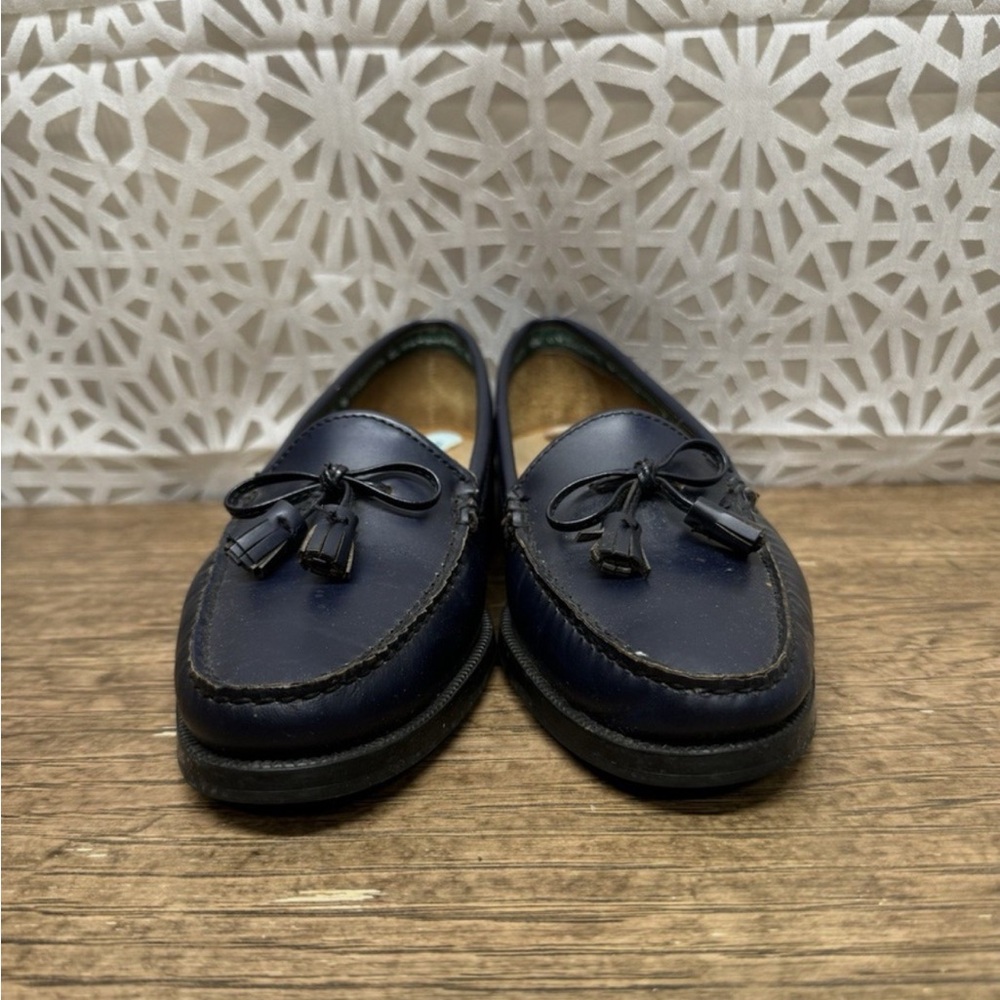 G.H. Bass & Co. Dark Blue Tassel Loafers
